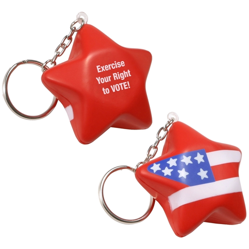 Photo of Patriotic Star Key Chain