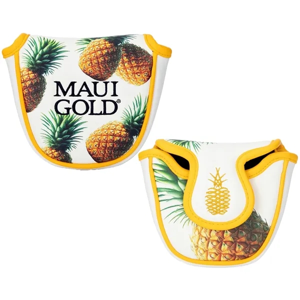 White color option for Gb Dual Decoration Mallet Putter Head Cover