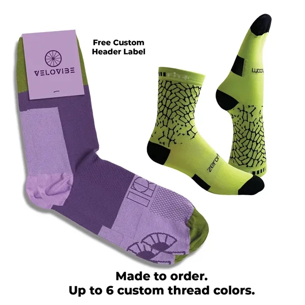 Custom color option for Premium Cycling Socks  Made In Italy 