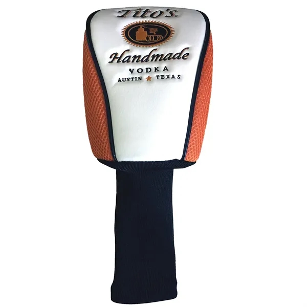 Orange color option for Longneck Mesh Embroidered Driver Head Cover