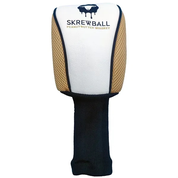 White color option for Longneck Mesh Embroidered Driver Head Cover