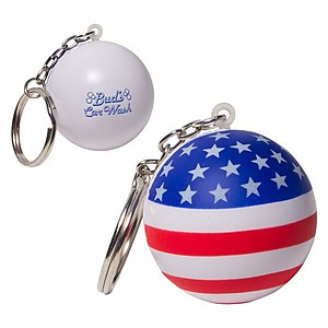 Photo of Patriotic Stress Ball Key Chain