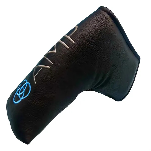 Black color option for Gb Magnetic Closure Blade Putter Head Cover 