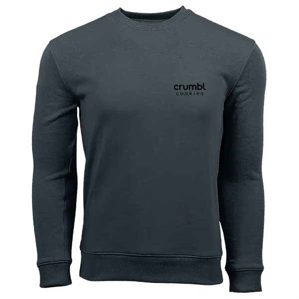 Charcoal Heather color option for Omni Apparatech Premium Fleece Tri Blend Crew Sweatshirt 