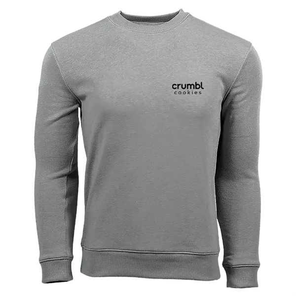 Gray Heather color option for Omni Apparatech Premium Fleece Tri Blend Crew Sweatshirt 