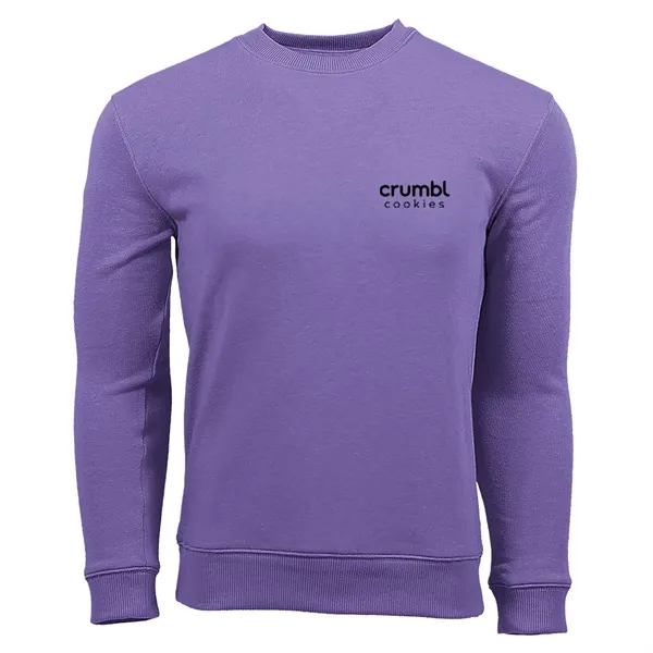 Violet color option for Omni Apparatech Premium Fleece Tri Blend Crew Sweatshirt 
