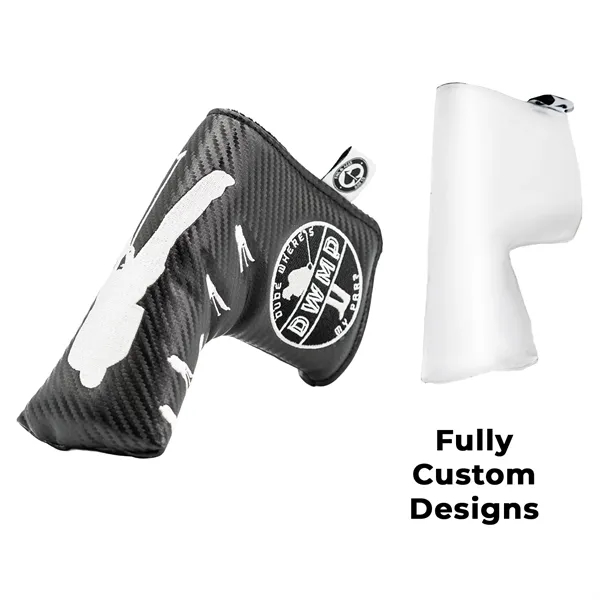 White color option for Pins And Aces Custom Blade Putter Cover 