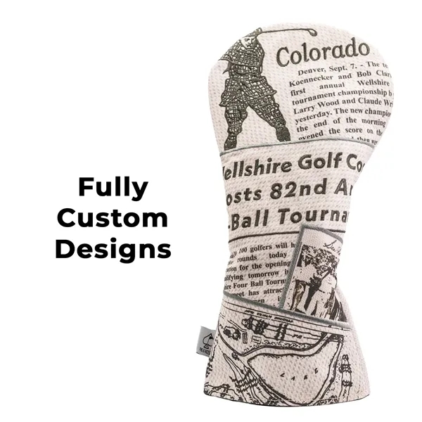 White color option for Pins And Aces Custom Driver Head Cover