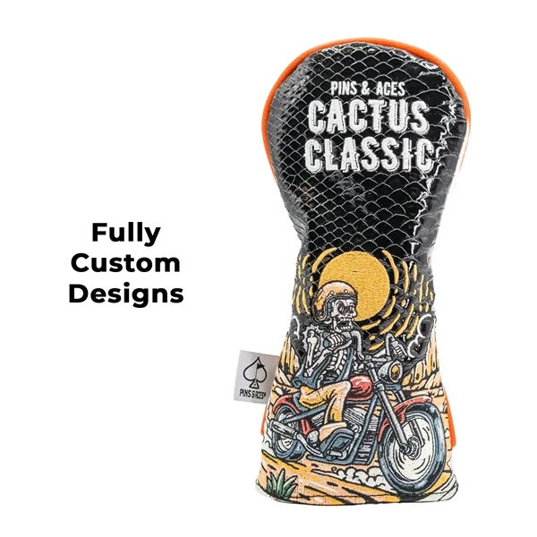 White color option for Pins And Aces Custom Hybrid Head Cover