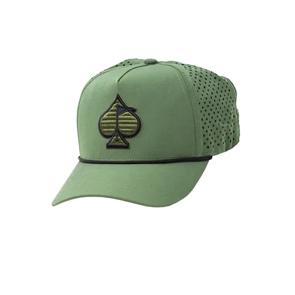 Olive color option for Pins And Aces Rope Hat