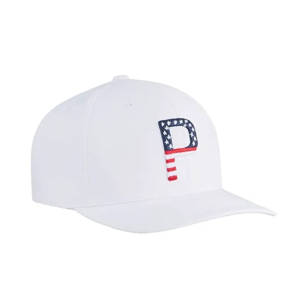 White color option for Puma Pars N Stripes 6 Panel Cap 