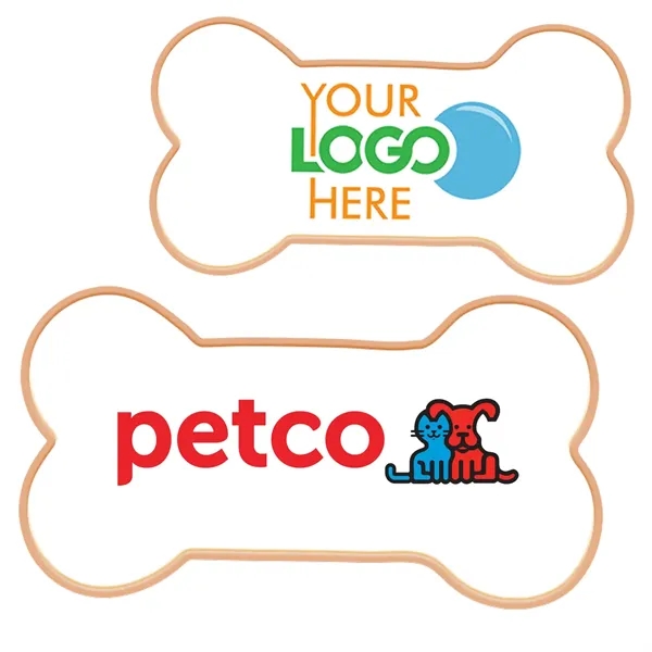 White color option for Dog Bone Shaped Logo Sugar Cookie