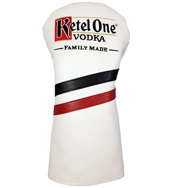 White color option for Vintage Embroidered Driver Head Cover 