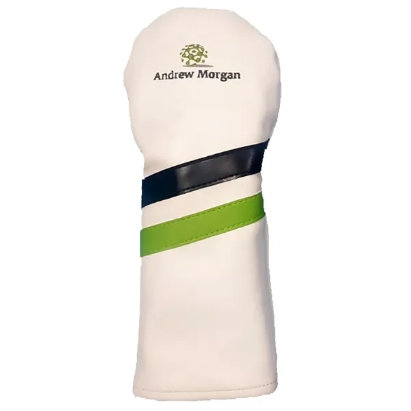 White color option for Vintage Embroidered Fairway Head Cover