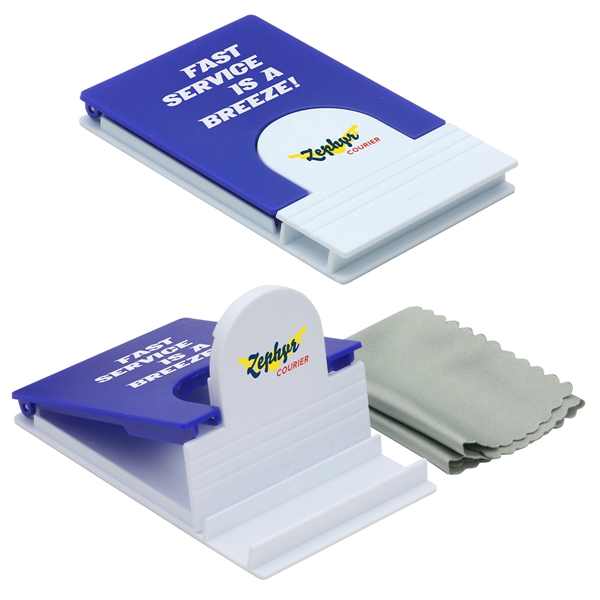 Medium Blue color option for Phone Holder With Microfiber Cloth