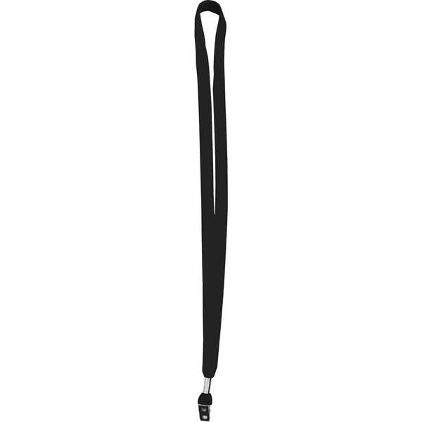 Black color option for Nylon Elastic Lanyard