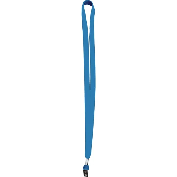Neon Blue 314 color option for Nylon Elastic Lanyard