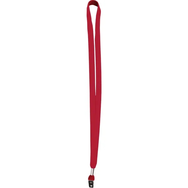 Red 187 color option for Nylon Elastic Lanyard