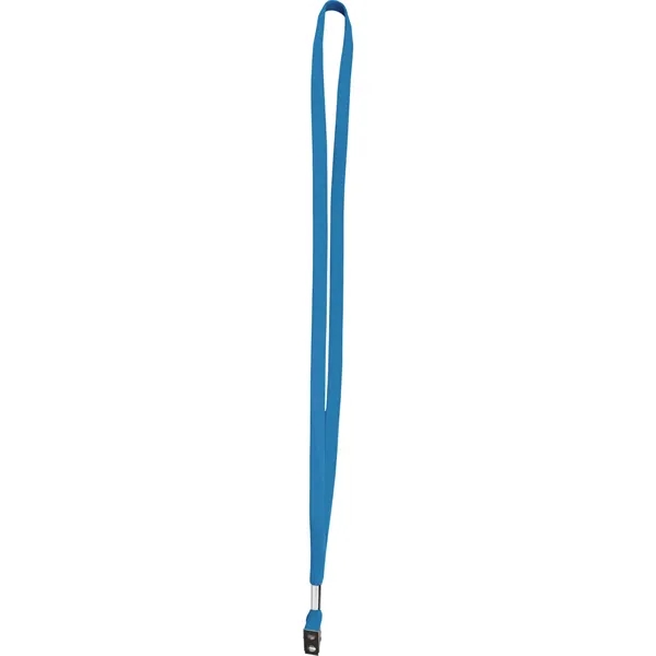 Neon Blue 314 color option for Nylon Elastic Lanyard