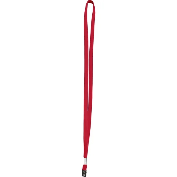 Red 187 color option for Nylon Elastic Lanyard