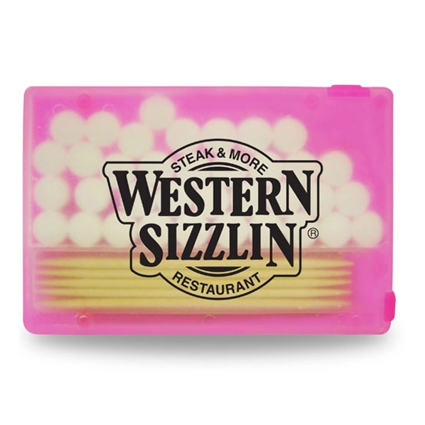 Pink color option for Rectangle Shaped Pick 'N' Mints