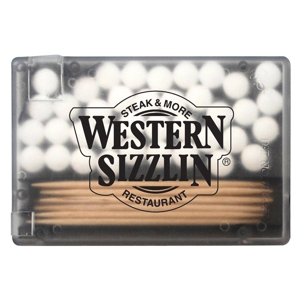 Translucent Black (Smoke) color option for Rectangle Shaped Pick 'N' Mints