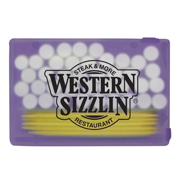 Translucent Purple color option for Rectangle Shaped Pick 'N' Mints