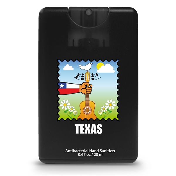 Translucent Black color option for Credit Card Style Antibacterial Hand Sanitizer Spray