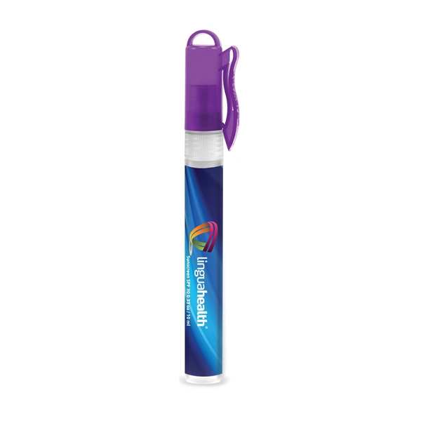 Purple color option for Spf 30 Sunscreen Spray