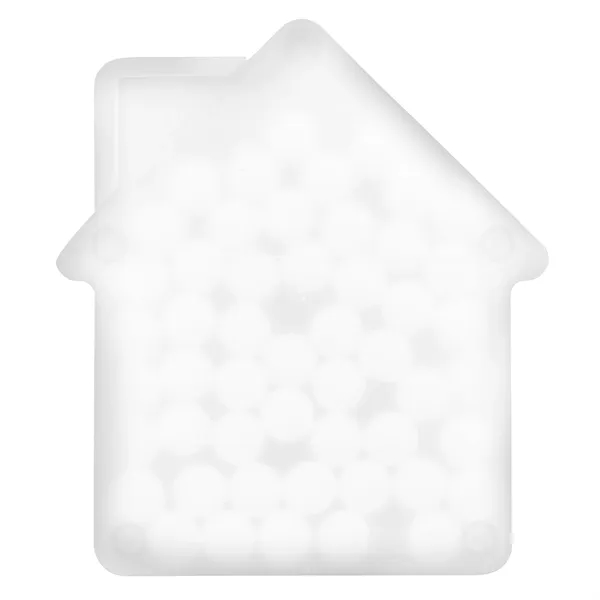 Solid White color option for House Shaped Credit Card Mints
