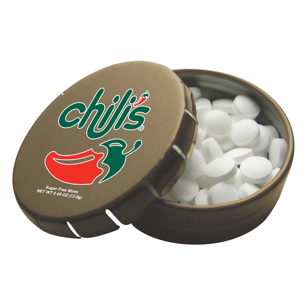 Metallic Gold color option for Tek Klick Mint Tin