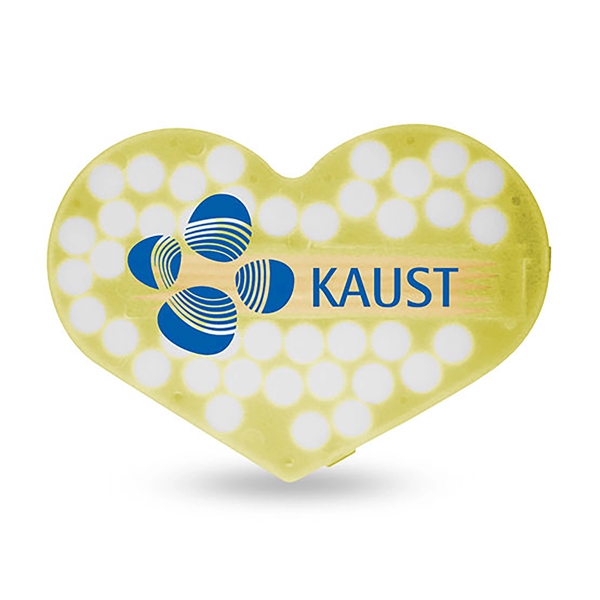 Translucent Yellow color option for Heart Shaped Pick 'N' Mints