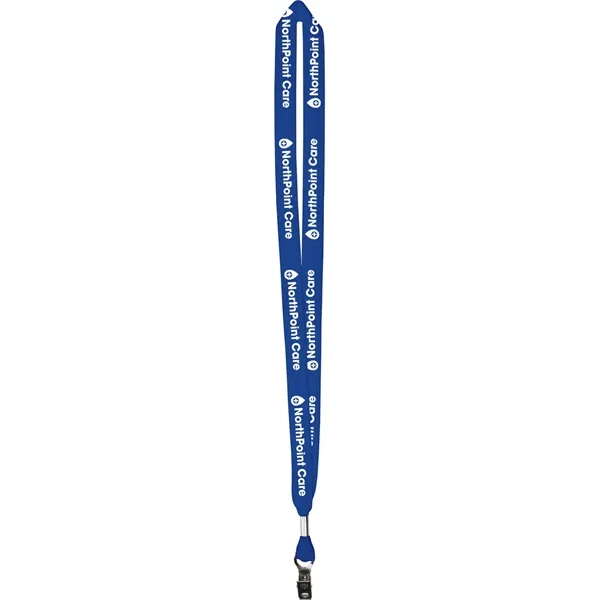 Royal Blue 2945 color option for One Ply Cotton Lanyard