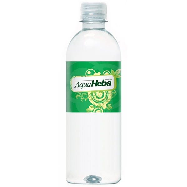 Clear color option for 16.9 Oz. Aquatek Bottled Water