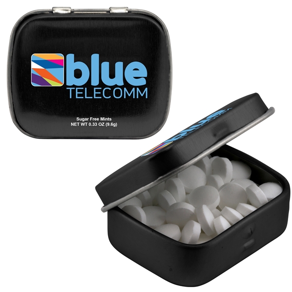 Black color option for Mini Hinged Mint Tin