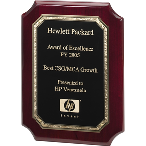 Photo of Wood Plaque With Notched Corners