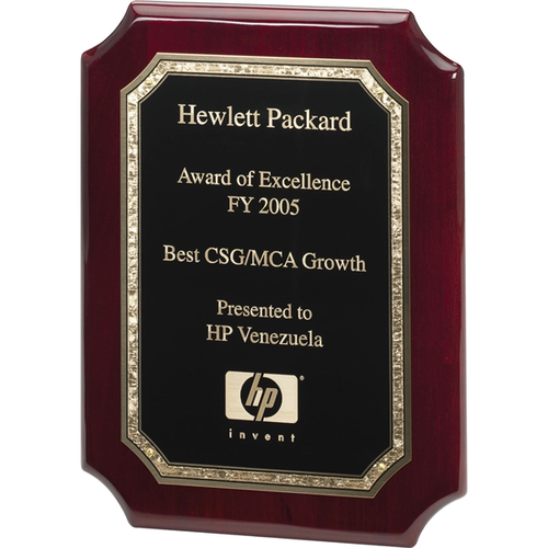Main photo of Wood Plaque With Notched Corners