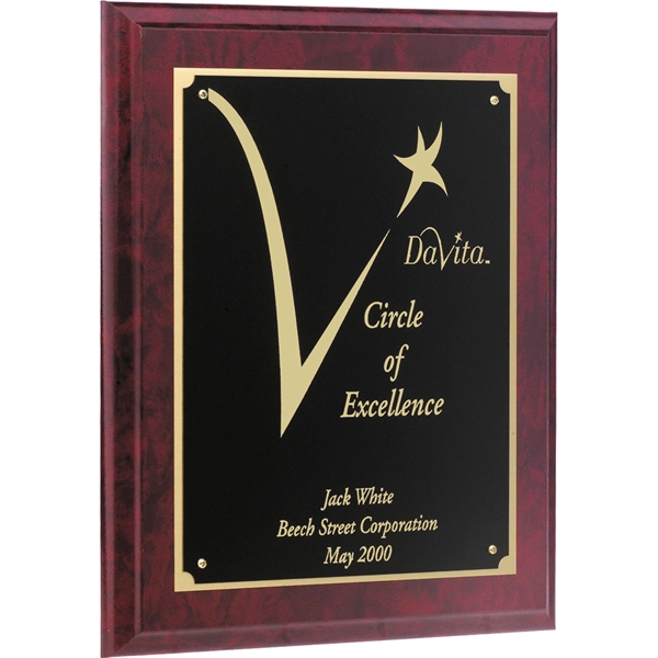 Cherry color option for Wood Plaque