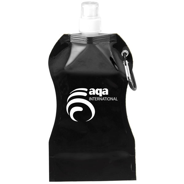 Metallic Black color option for Wave Collapsible Water Bottle