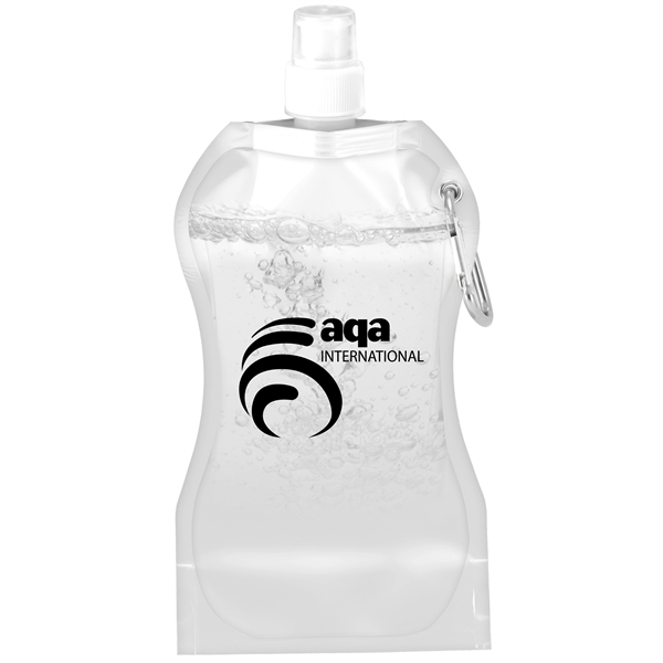 Metallic Clear color option for Wave Collapsible Water Bottle