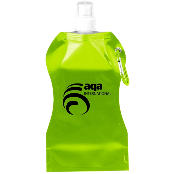 Metallic Green color option for Wave Collapsible Water Bottle