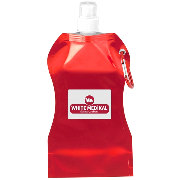 Metallic Red color option for Wave Collapsible Water Bottle