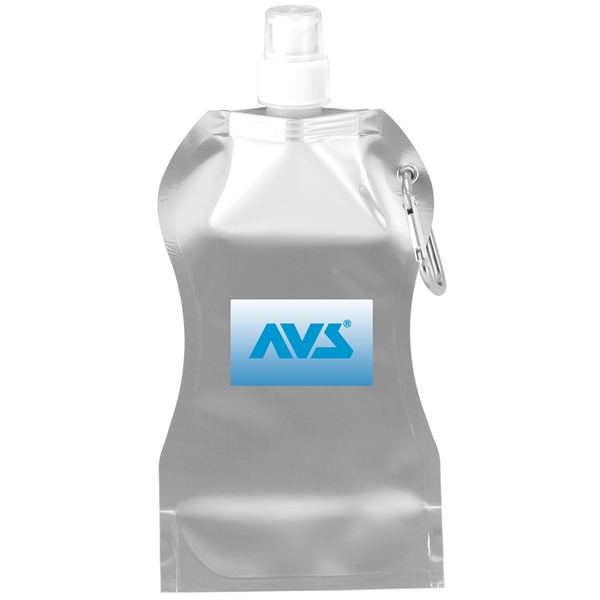 Metallic Silver color option for Wave Collapsible Water Bottle