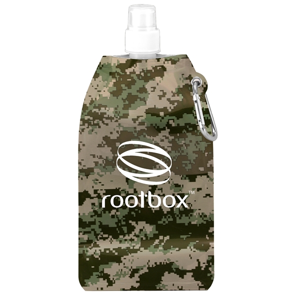 Metallic Camouflage color option for Metro Collapsible Water Bottle