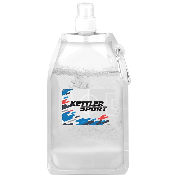 Metallic Clear color option for Metro Collapsible Water Bottle