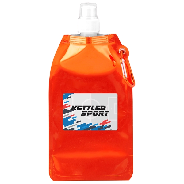 Metallic Orange color option for Metro Collapsible Water Bottle