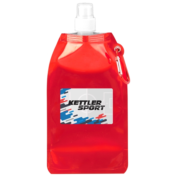 Metallic Red color option for Metro Collapsible Water Bottle