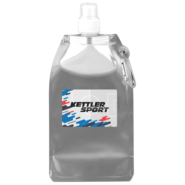 Metallic Silver color option for Metro Collapsible Water Bottle