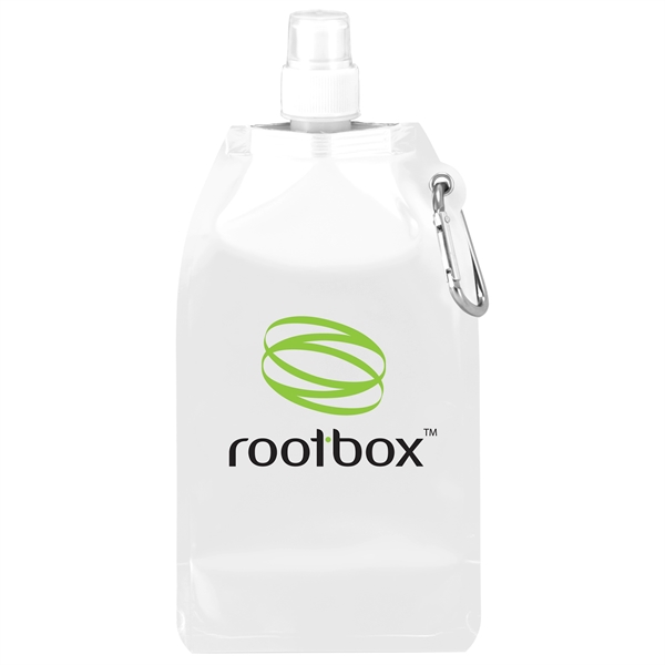Metallic White color option for Metro Collapsible Water Bottle