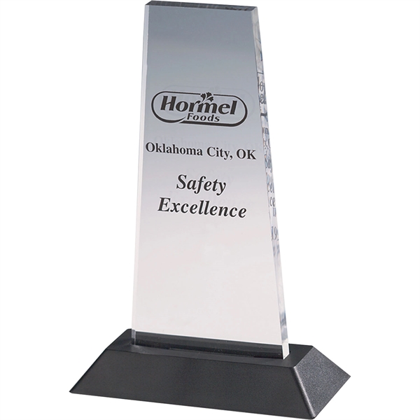 Clear color option for Clear Acrylic Award